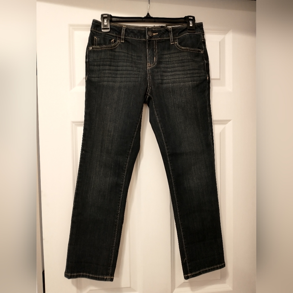 Simply Vera Vera Wang denim Slimming Stretch Jeans Capris Size 4P